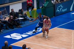 Die Fraport Skyliners gewinnen in der Basketball Bundesliga gegen die Telekom Baskets Bonn